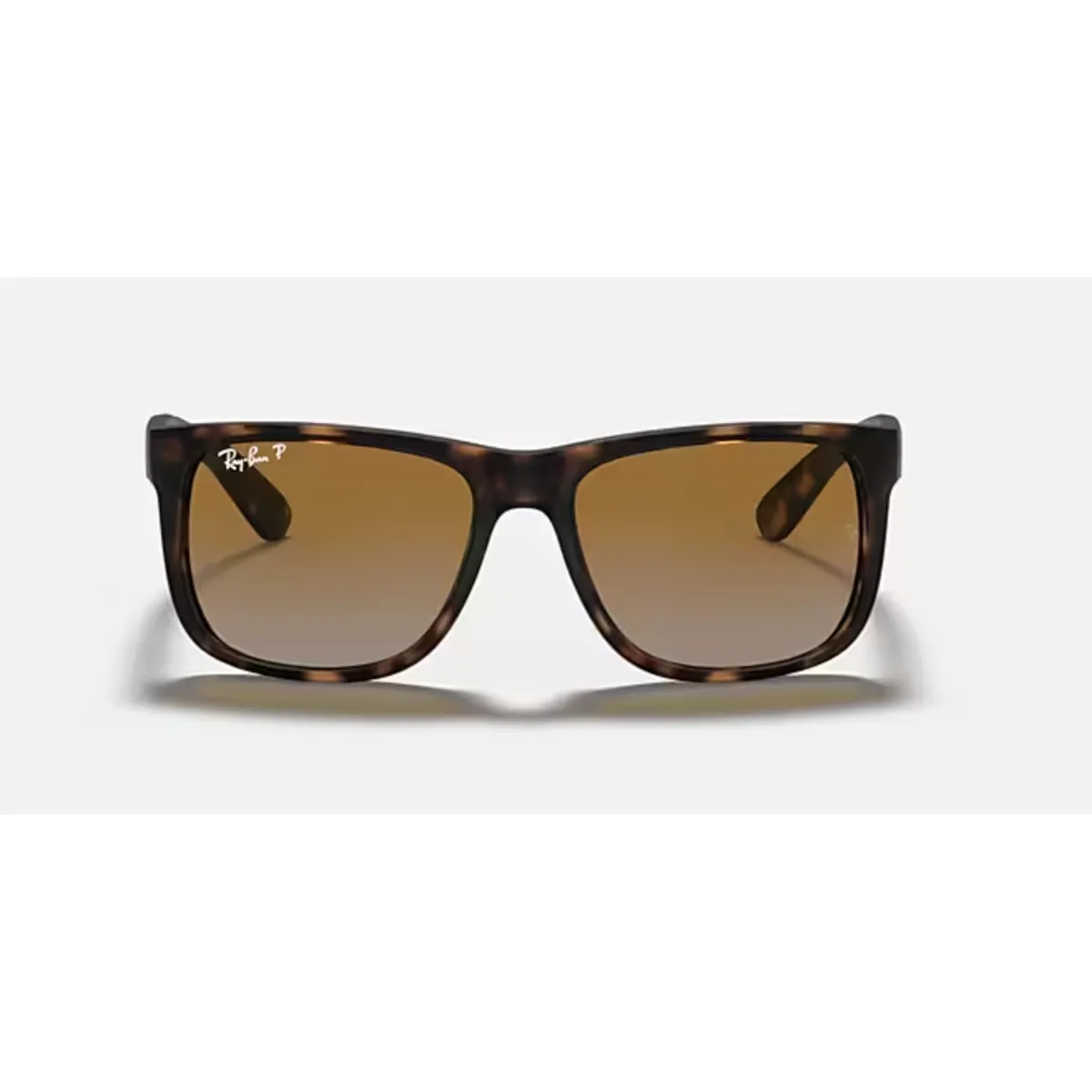 RAY BAN - Anteojos de sol Ray‑Ban Justin Clásico Habana MateMarrón Degradado Polarizado 54 mm Lentes de Sol RB4165 865T5 54‑16