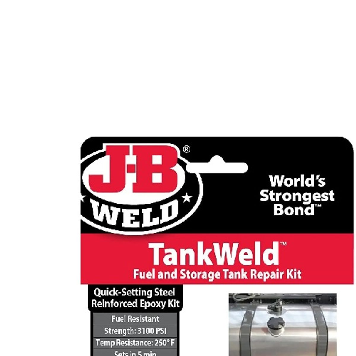 GENERICO - Kit de Reparación para Tanque de Combustible Metálico, Gris  J-B Weld 2110