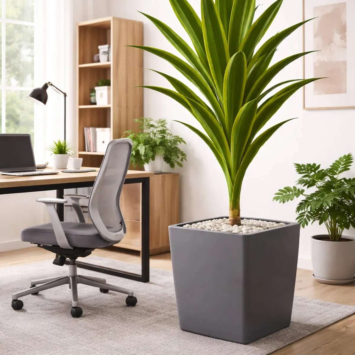 ARBUSTO REAL - Drácaena Artificial Grande 160 cm Planta Decorativa Interior