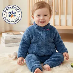 JUMP KIDS - Conjunto 2 Piezas Buzo Polerón Pantalón Bebe Niño Poliéster Blue