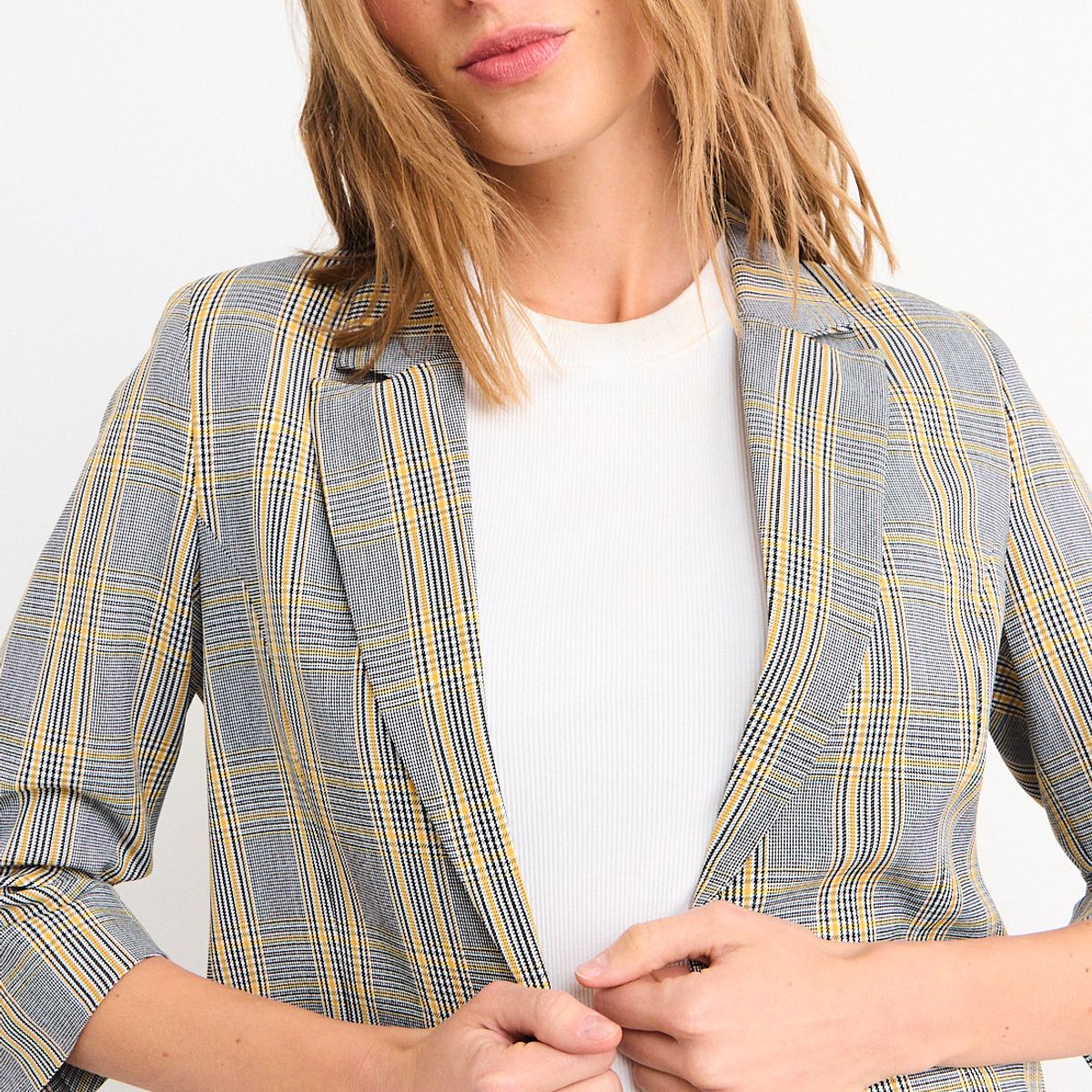 IO - Blazer Fantasia Mujer Gris Io