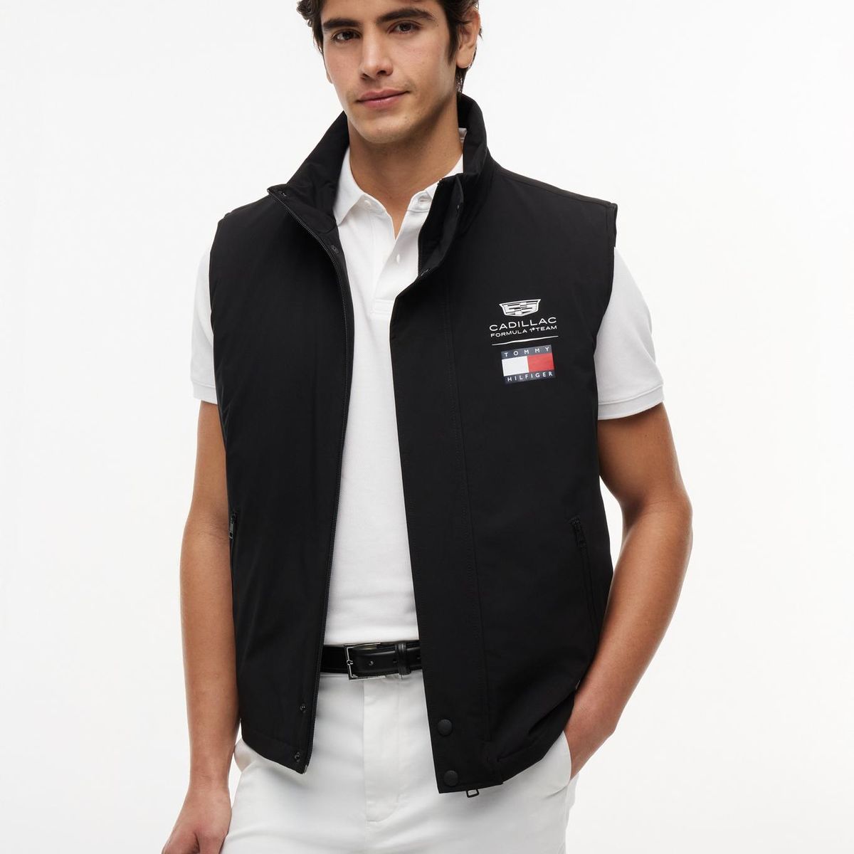 TOMMY HILFIGER - Chaqueta Vest  Unisex TH x Cadillac Fórmula 1 Negro Tommy Hilfiger