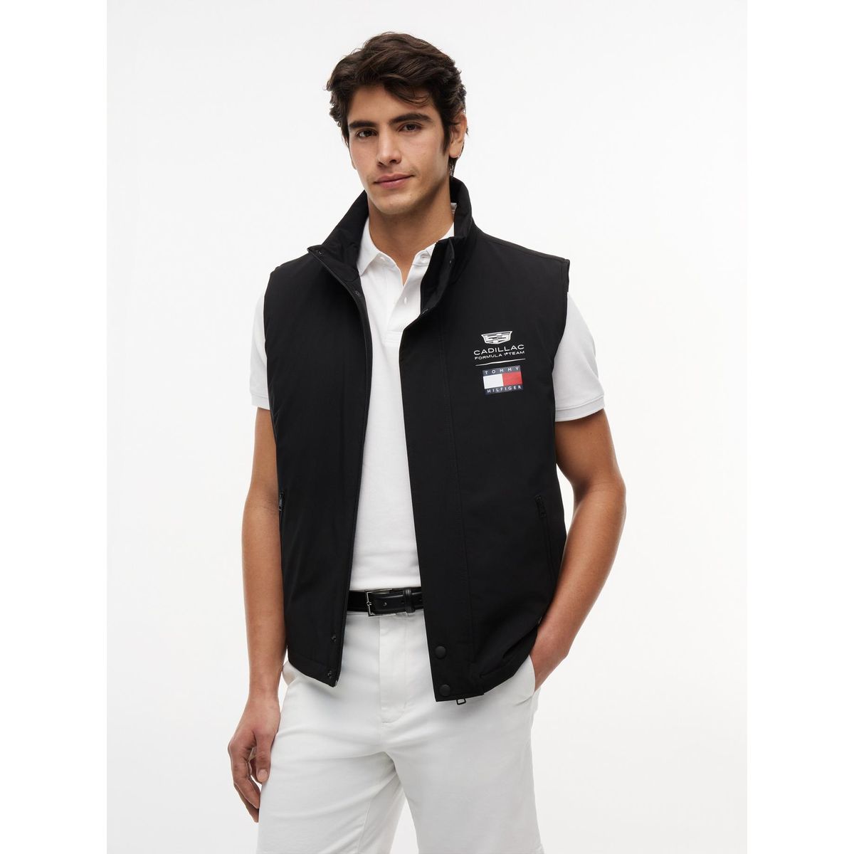 TOMMY HILFIGER - Chaqueta Vest  Unisex TH x Cadillac Fórmula 1 Negro Tommy Hilfiger