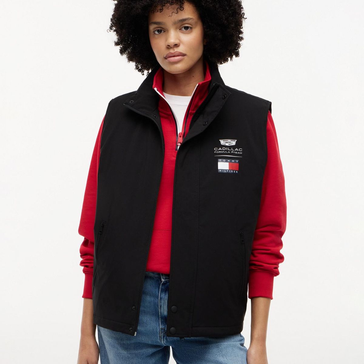 TOMMY HILFIGER - Chaqueta Vest  Unisex TH x Cadillac Fórmula 1 Negro Tommy Hilfiger