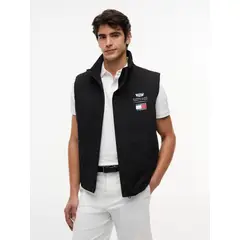 TOMMY HILFIGER - Chaqueta Vest Unisex TH x Cadillac Fórmula 1 Negro