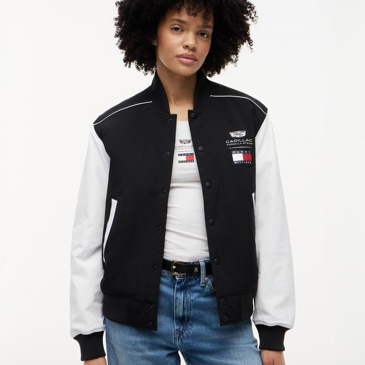 TOMMY HILFIGER - Chaqueta Unisex TH x Cadillac Fórmula 1 Negro Tommy Hilfiger