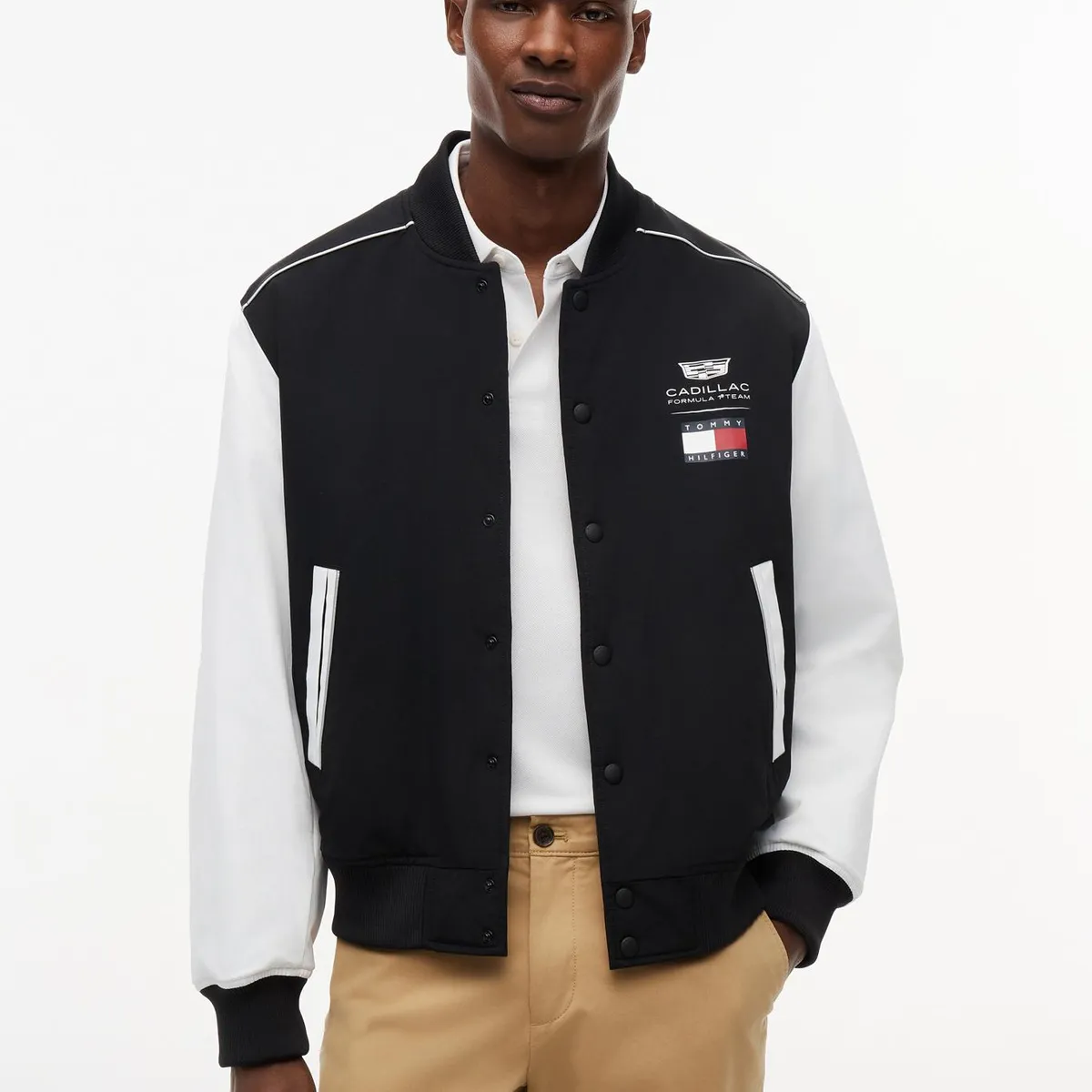 TOMMY HILFIGER - Chaqueta Unisex TH x Cadillac Fórmula 1 Negro Tommy Hilfiger