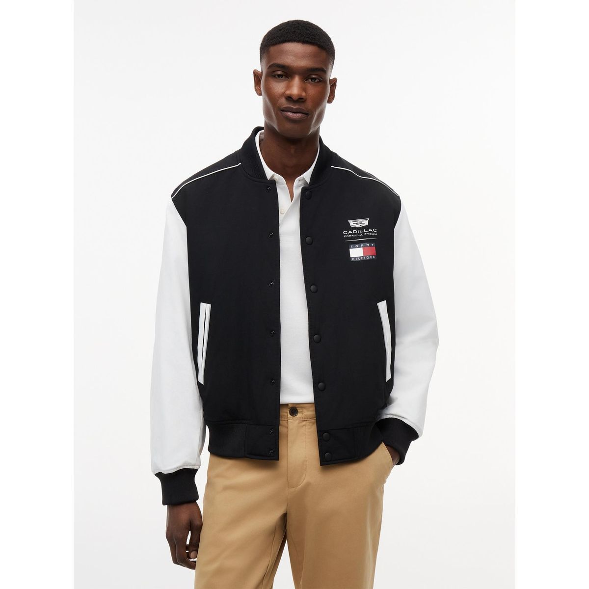 TOMMY HILFIGER - Chaqueta Unisex TH x Cadillac Fórmula 1 Negro Tommy Hilfiger