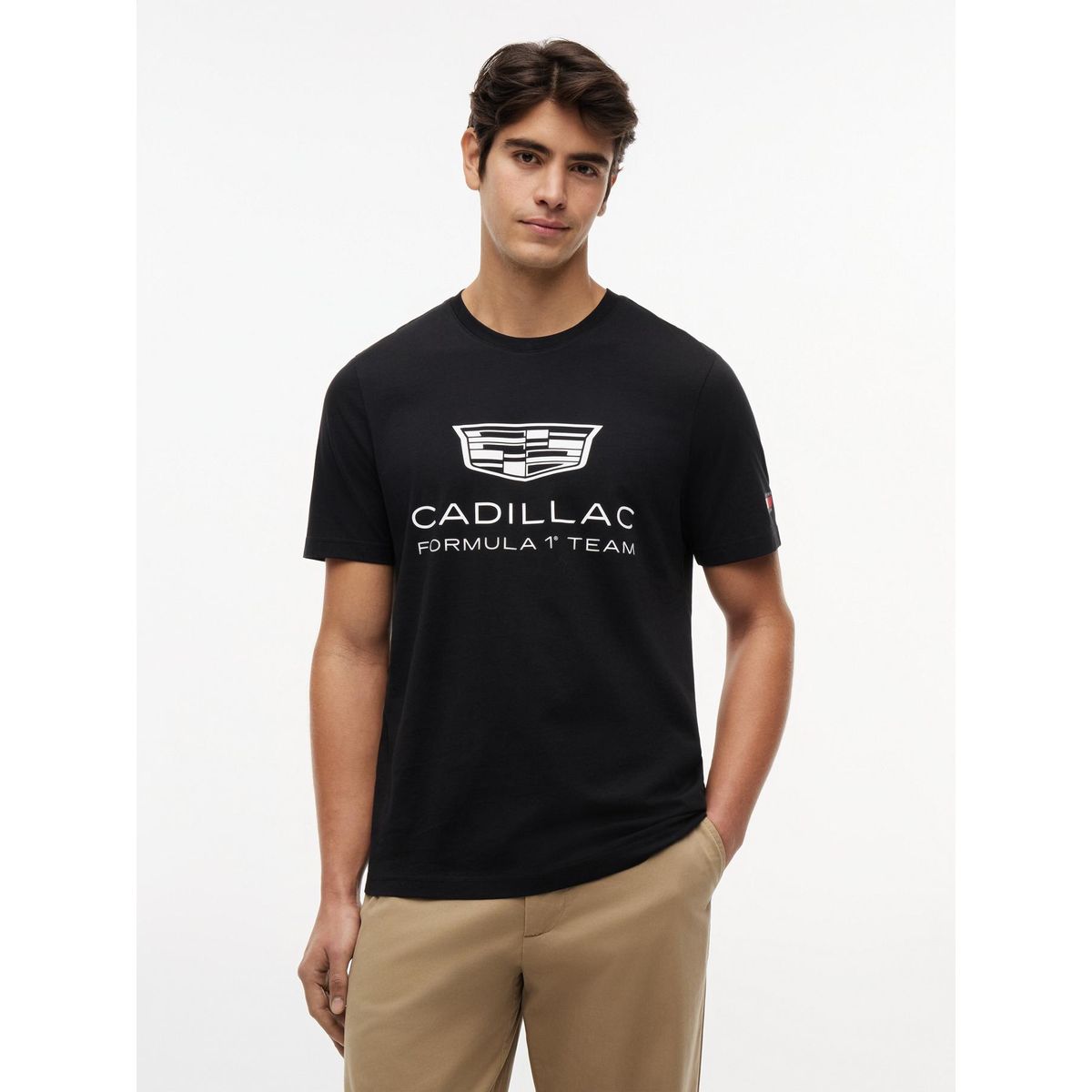 TOMMY HILFIGER - Polera Unisex TH x Cadillac Fórmula 1 Regular Fit Negro Tommy Hilfiger