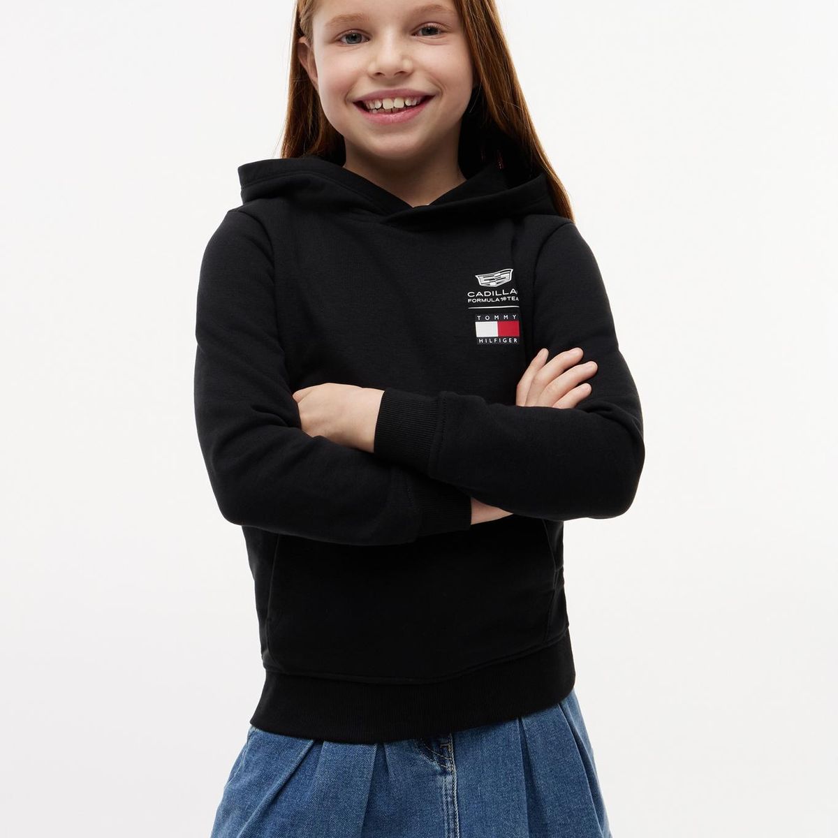TOMMY HILFIGER - Polerón Unisex TH x Cadillac Fórmula 1 Negro Tommy Hilfiger