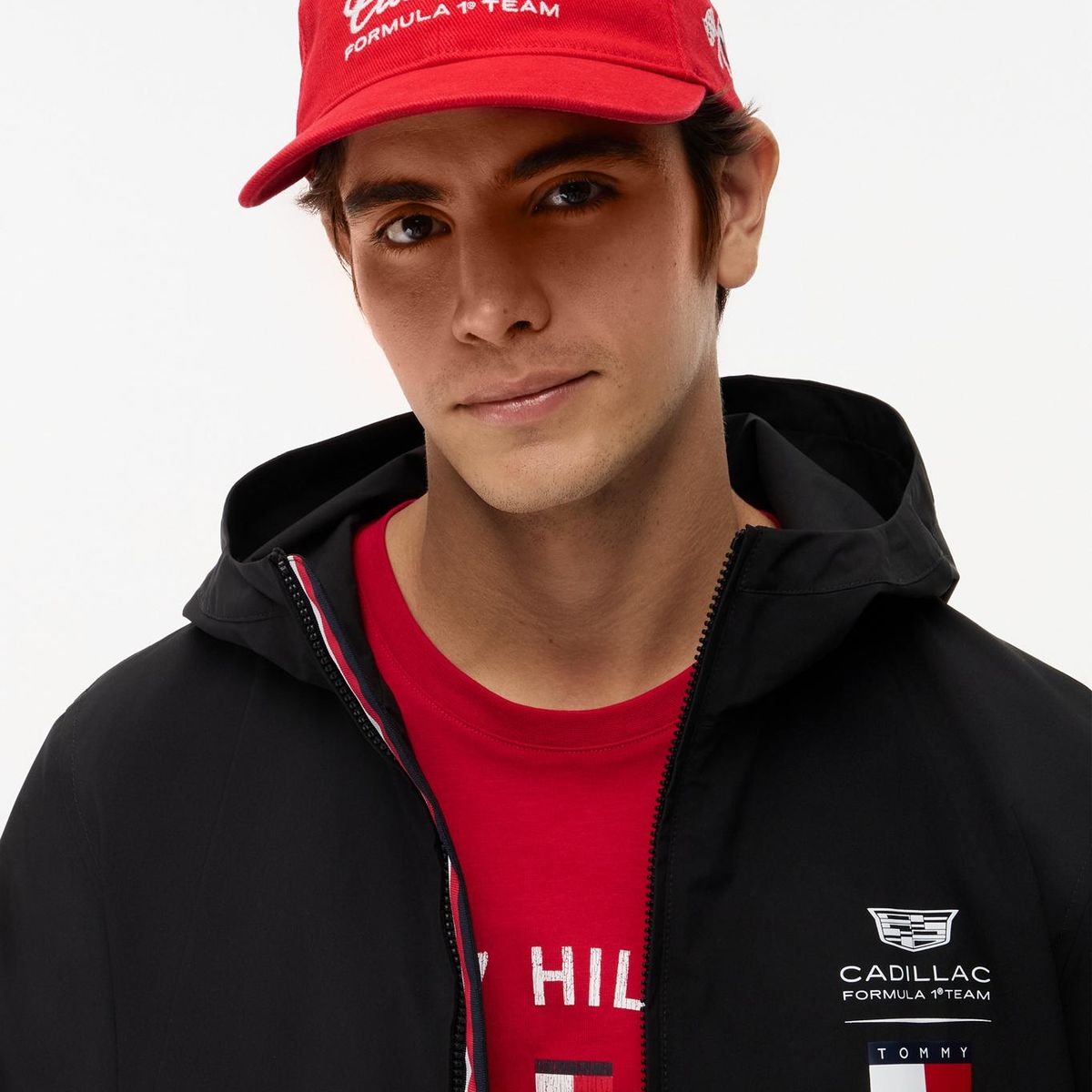 TOMMY HILFIGER - Jockey Unisex TH x Cadillac Fórmula 1 Rojo Tommy Hilfiger