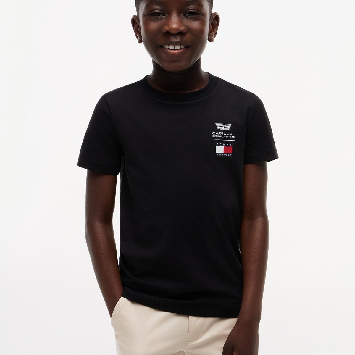 TOMMY HILFIGER - Polera Unisex TH x Cadillac Fórmula 1 Negro Tommy Hilfiger