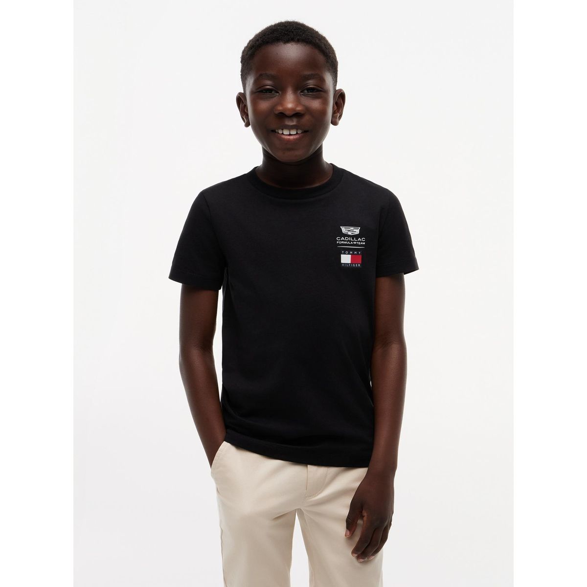 TOMMY HILFIGER - Polera Unisex TH x Cadillac Fórmula 1 Negro Tommy Hilfiger