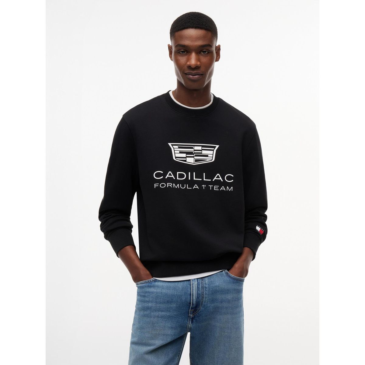 TOMMY HILFIGER - Polerón Unisex TH x Cadillac Fórmula 1 Negro Tommy Hilfiger