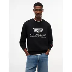 TOMMY HILFIGER - Polerón Unisex TH x Cadillac Fórmula 1 Negro