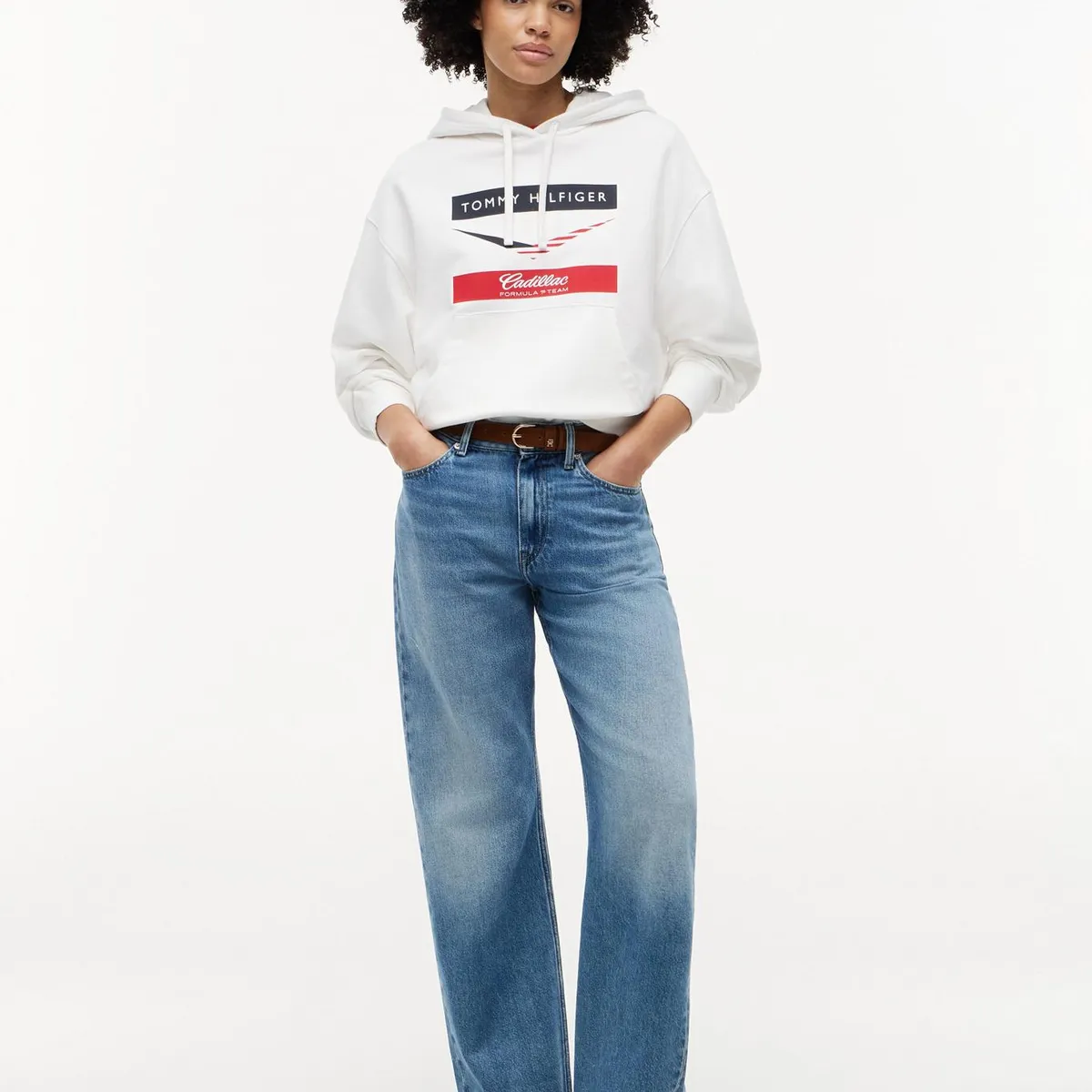 TOMMY HILFIGER - Polerón TH x Cadillac Fórmula 1 Blanco Tommy Hilfiger