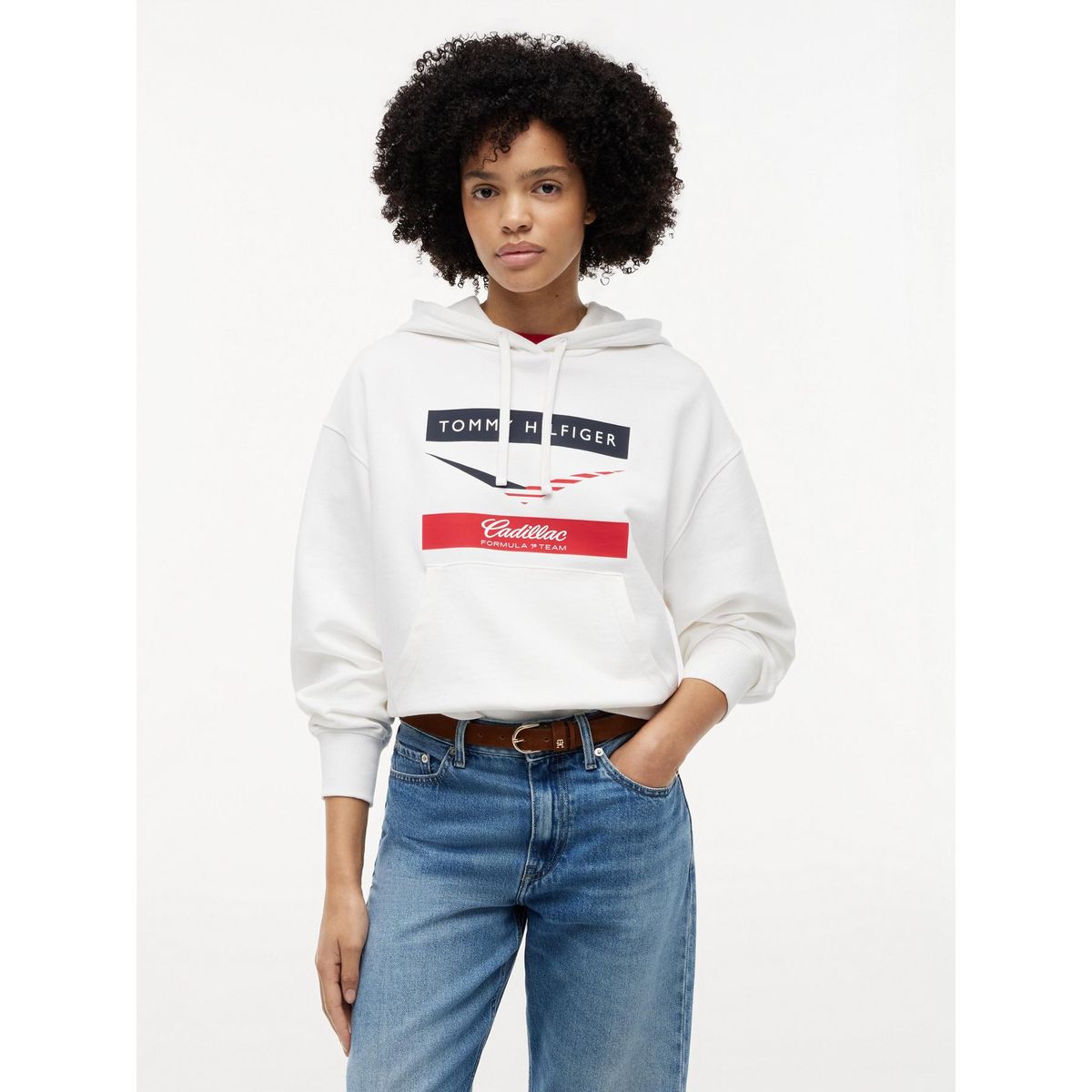 TOMMY HILFIGER - Polerón TH x Cadillac Fórmula 1 Blanco Tommy Hilfiger