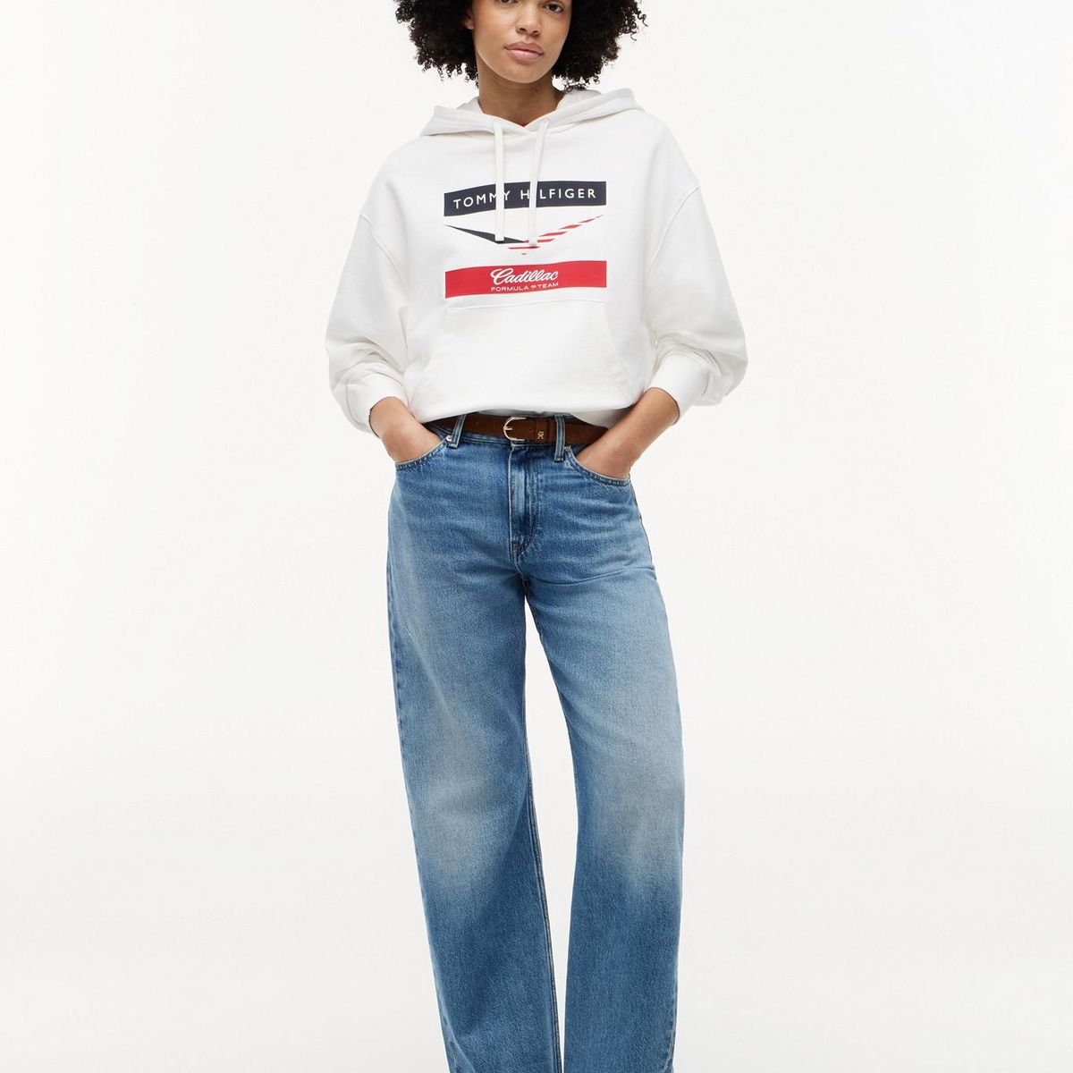 TOMMY HILFIGER - Polerón TH x Cadillac Fórmula 1 Blanco Tommy Hilfiger