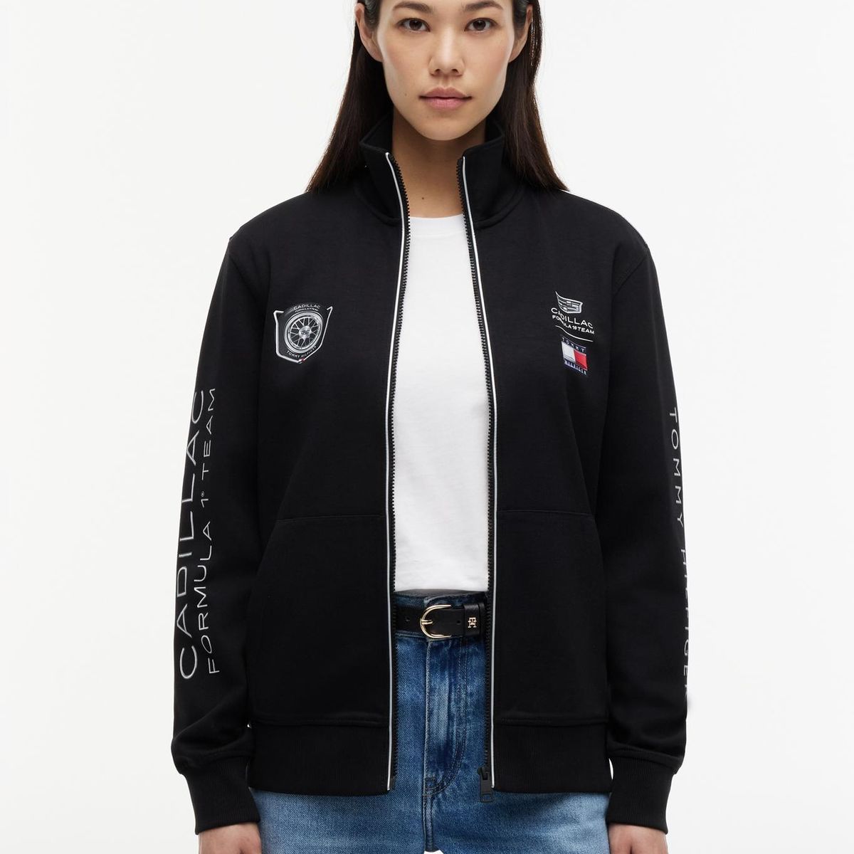 TOMMY HILFIGER - Chaqueta Unisex TH x Cadillac Fórmula 1 Negro Tommy Hilfiger