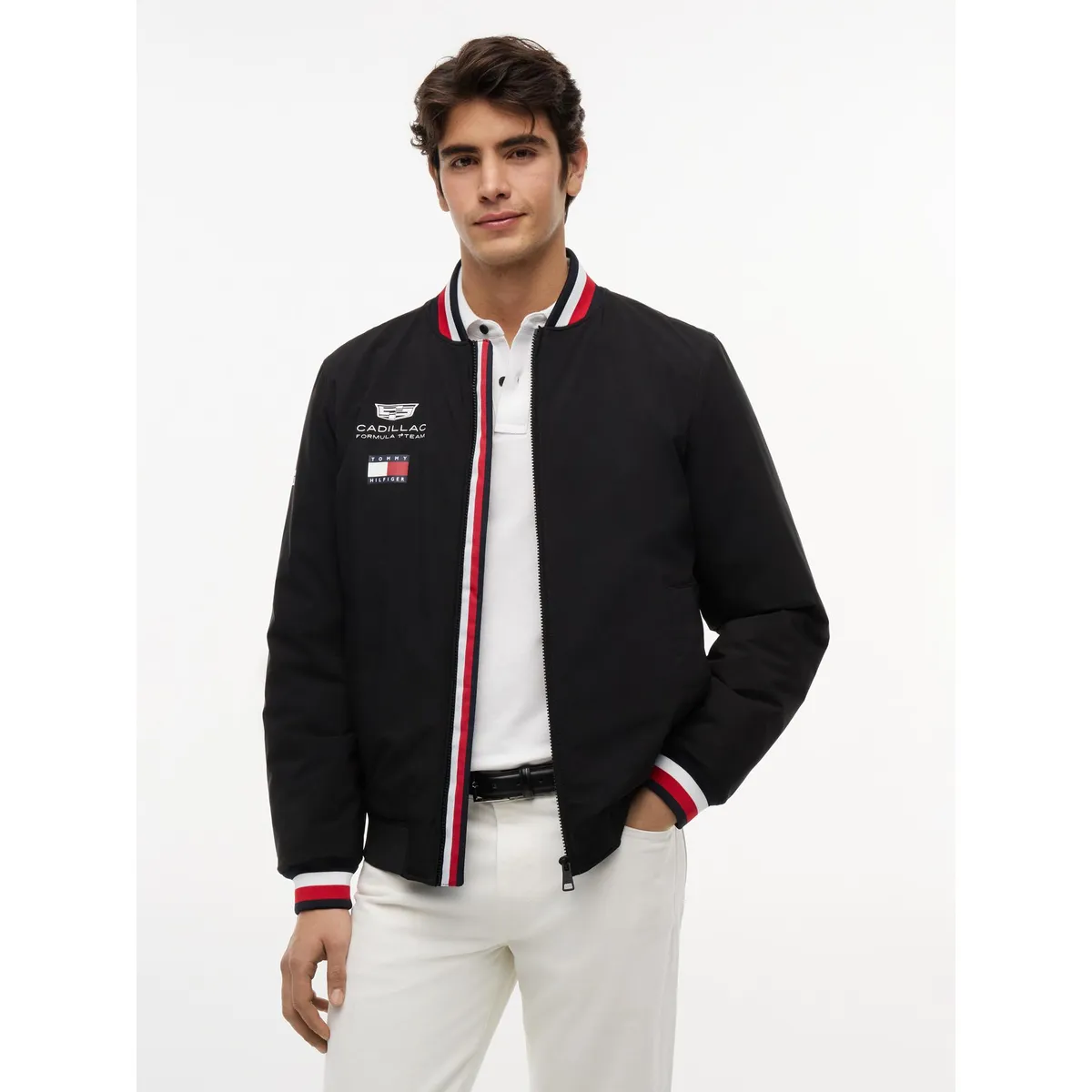 TOMMY HILFIGER - Chaqueta Unisex TH x Cadillac Fórmula 1 Negro Tommy Hilfiger
