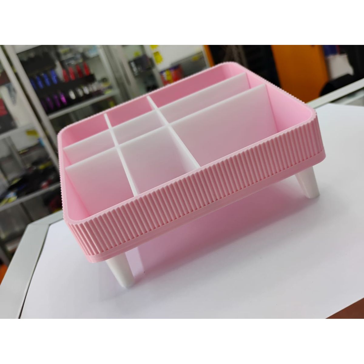 GENERICO - Organizador de plástico con compartimentos Medidas 14cm x 10cm x 8cm x 4.5cm