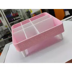 GENERICO - Organizador de plástico con compartimentos Medidas 14cm x 10cm x 8cm x 4.5cm
