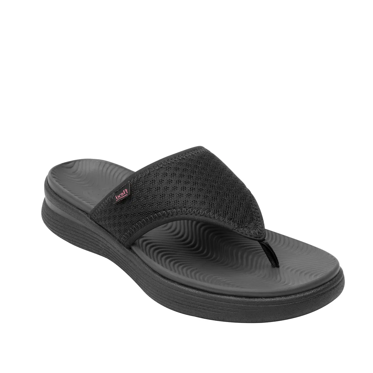 FLEXI - Sandalia Mujer Delta 114002 Negra Flexi