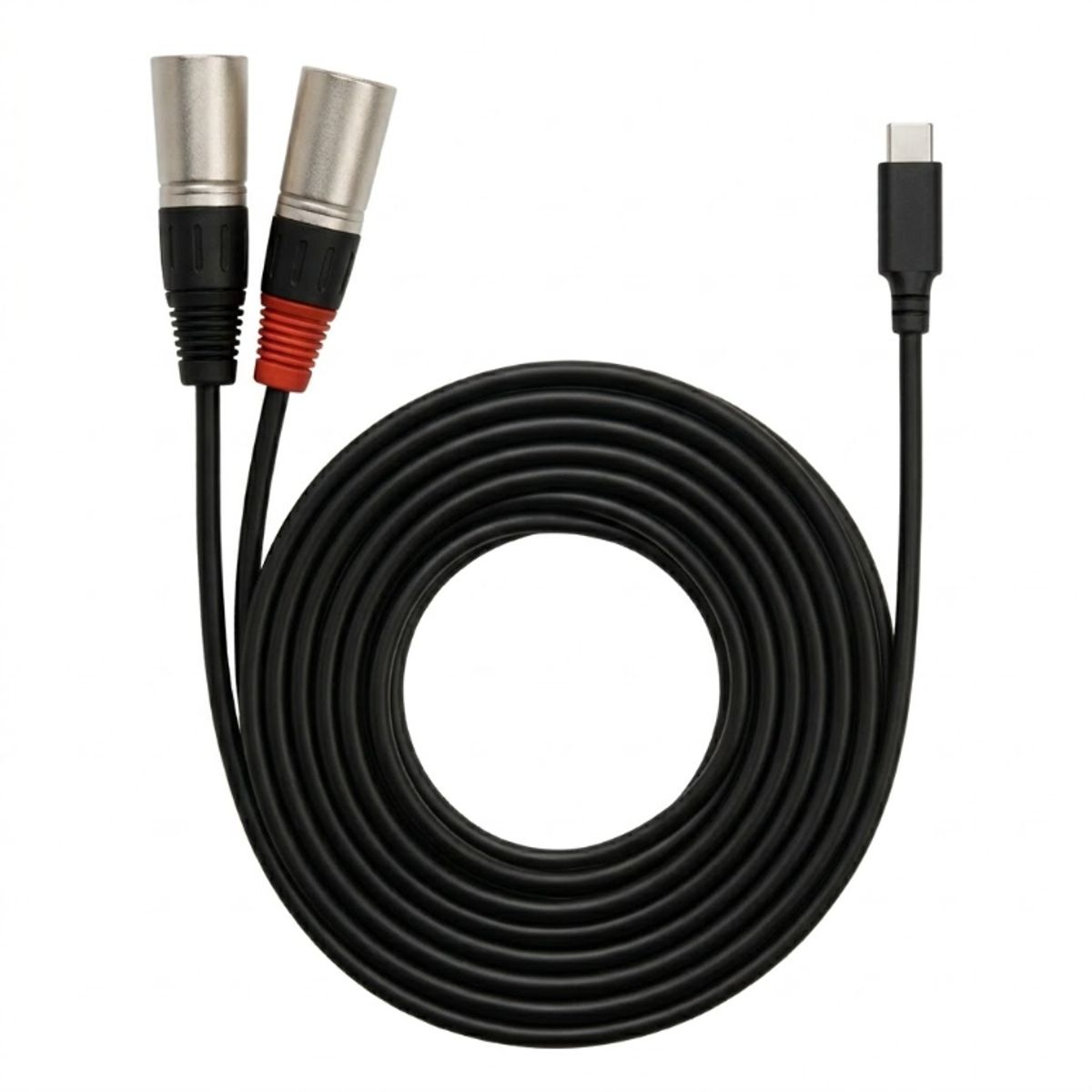 GENERICO - Cable USB-C a 2 XLR Macho Nebraska TCD-XL