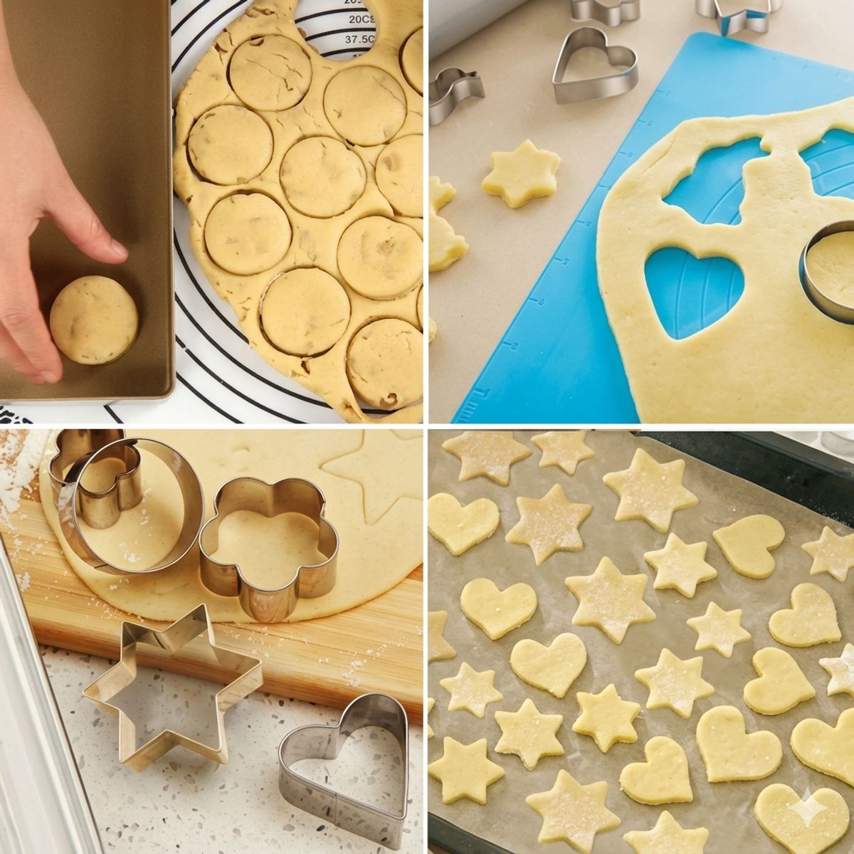 GENERICO - Set 12 Moldes de Galleta Cortador de Galletas