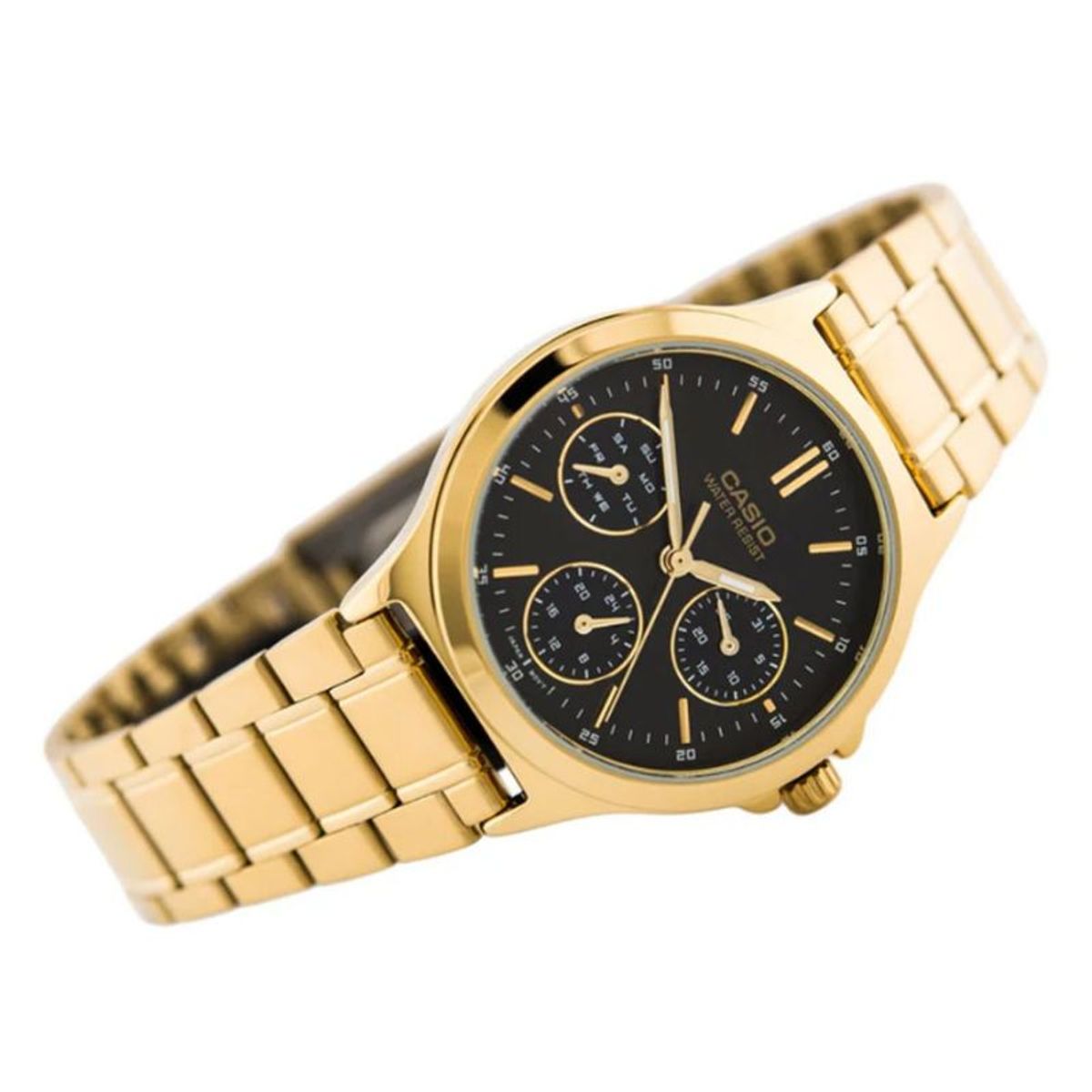 CASIO - Reloj Casio Clásico Mujer Dorado LTP-V300G-1A