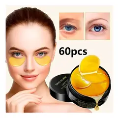 GENERICO - 60 Parches Ácido Hialurónico Colágeno Oro Anti Ojera Arrugas