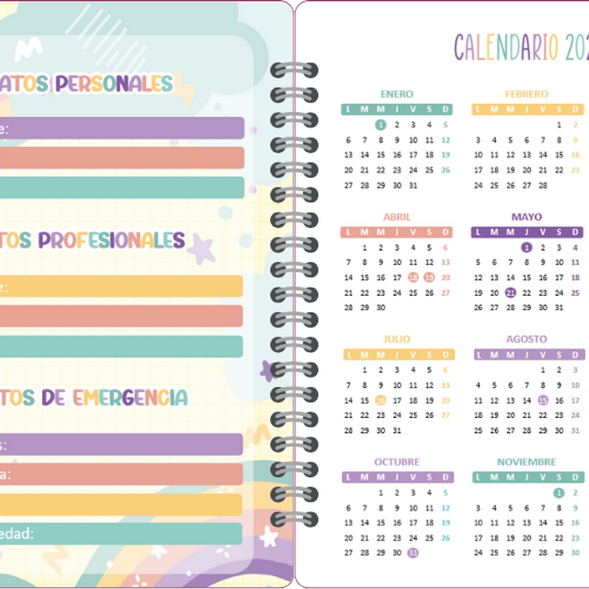ELAB PROPIA - Agenda Técnico Parvularia