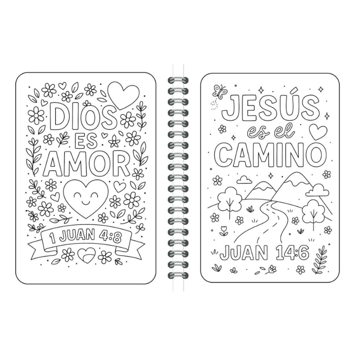 ELAB PROPIA - Cuaderno colorear versículos bíblicos