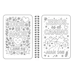 ELAB PROPIA - Cuaderno colorear versículos bíblicos