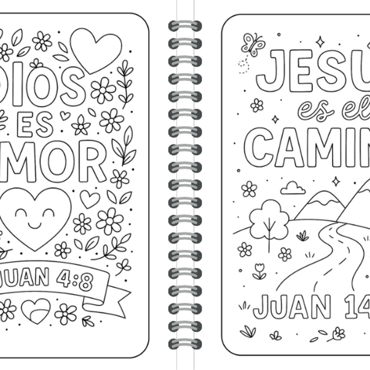 ELAB PROPIA - Cuaderno colorear versículos bíblicos