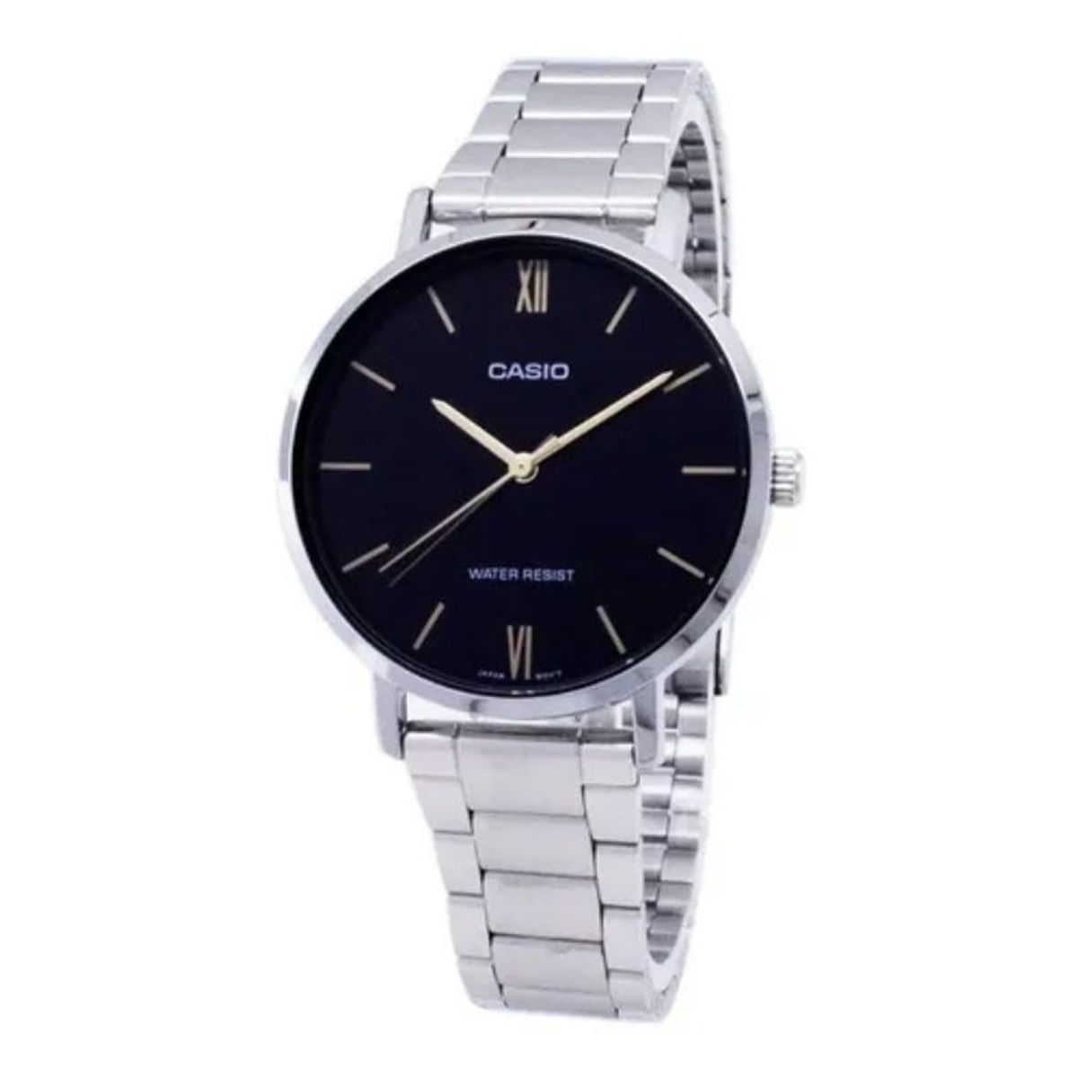 CASIO - Reloj Casio Mujer Análogo Minimalista Plateado LTP-VT01D-1B