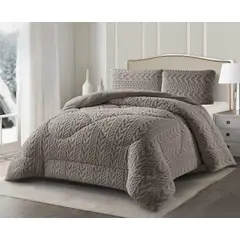 GENERICO - COBERTORES CON DISEÑOTEXTURIZADOS PARA INVIERNO SHERPAS CON CHIPORROS