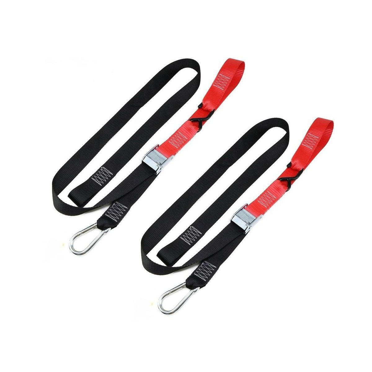 GENERICO - Par De Eslingas Moto Correa Amarre Heavy Duty Tie Down Strap Bicolor