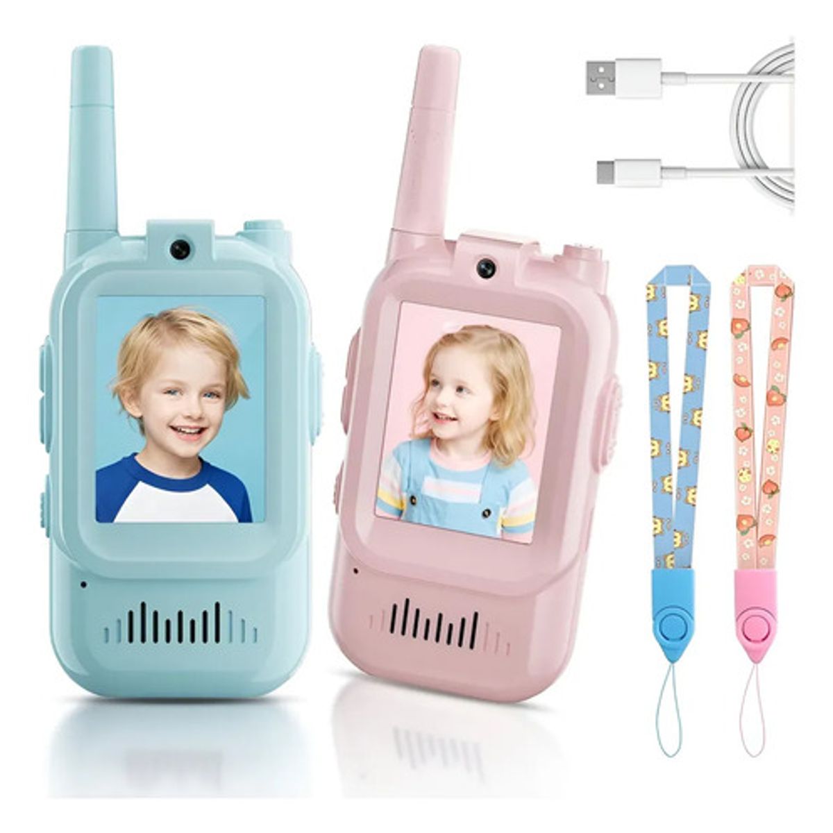 GENERICO - Kit Radios Walkie Talkies Para Niños Videollamada Camara