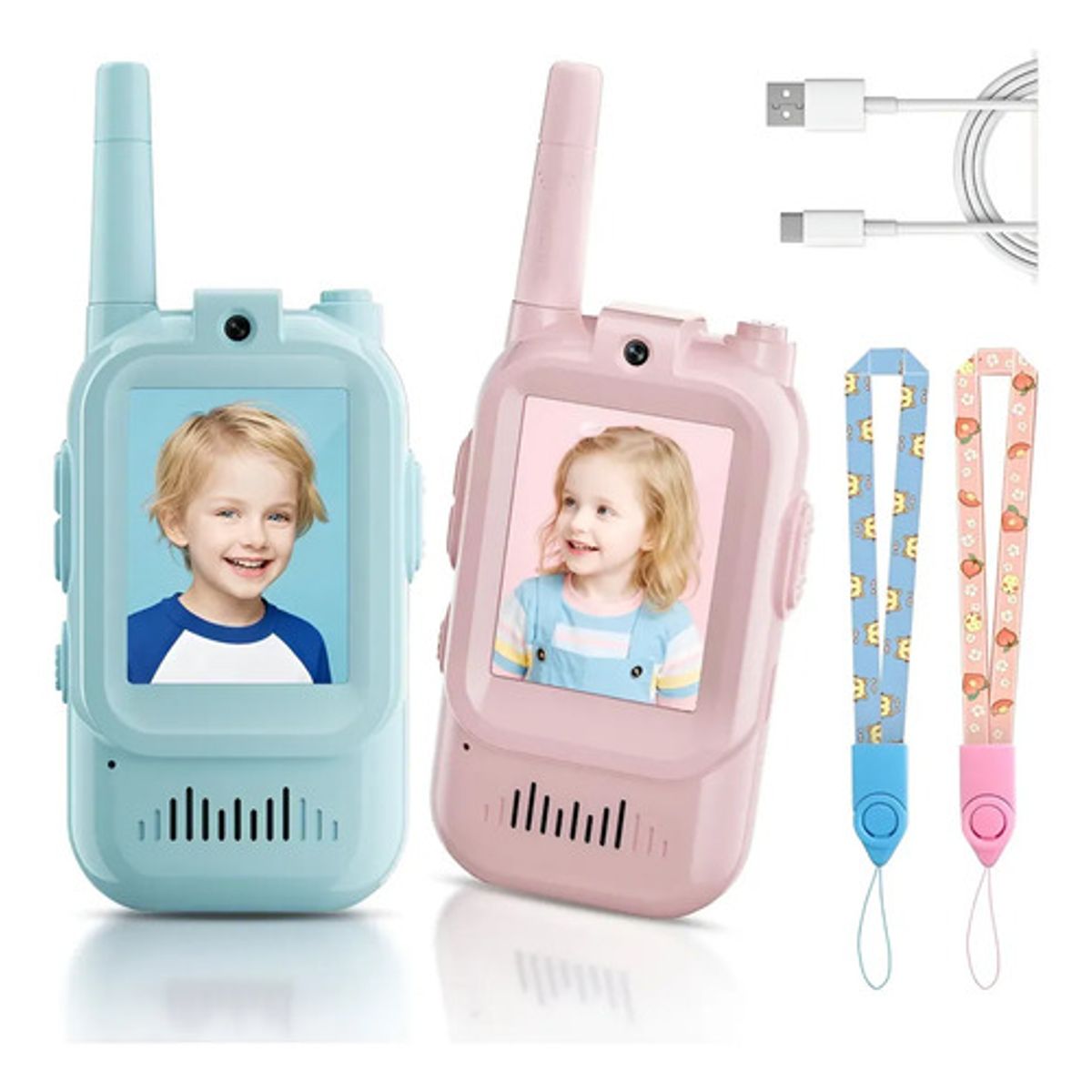GENERICO - Kit Radios Walkie Talkies Para Niños Videollamada Camara
