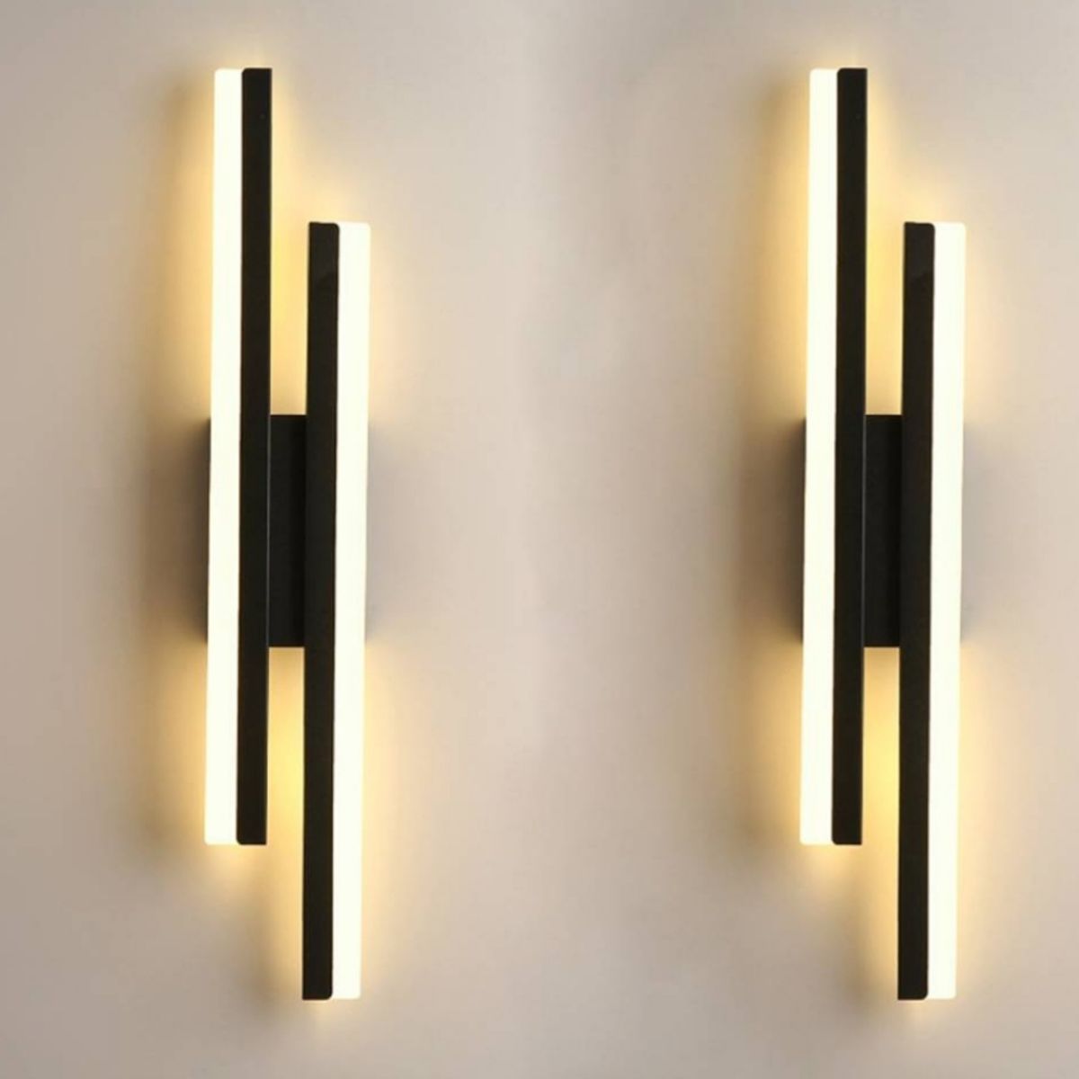 ARTIHOGAR - Pack 2 Lamparas Aplique Pared Led 16 W Interior
