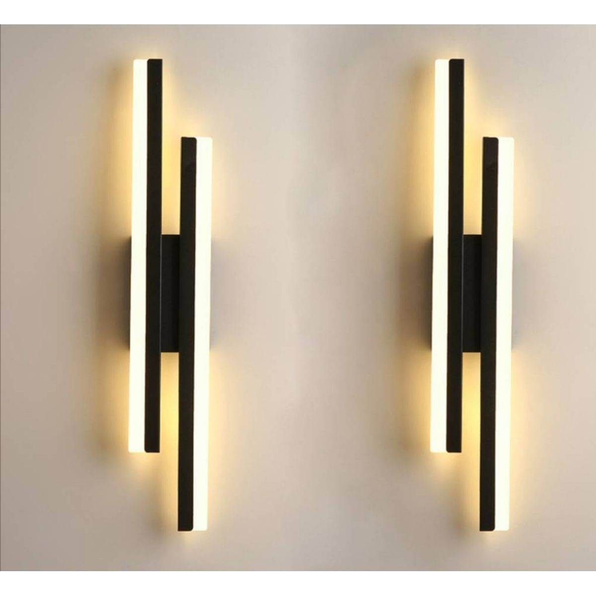 ARTIHOGAR - Pack 2 Lamparas Aplique Pared Led 16 W Interior