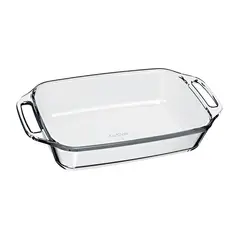MARINEX - Fuente Asadera Rectangular Vidrio Seletta 2,7ltrs