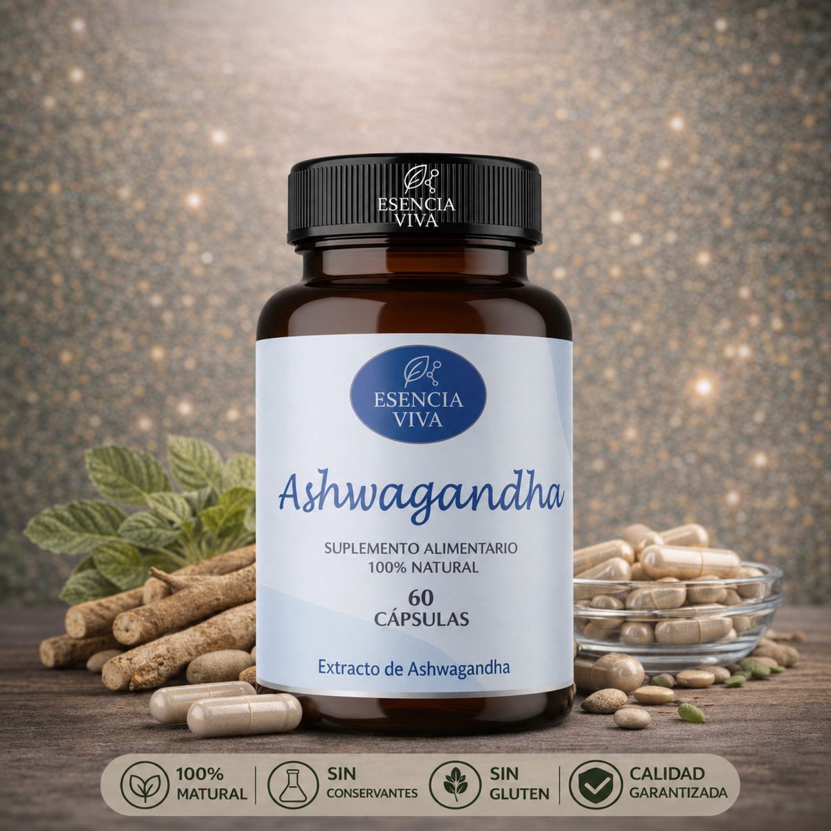 GENERICO - Ashwagandha 500mg 60 cápsulas