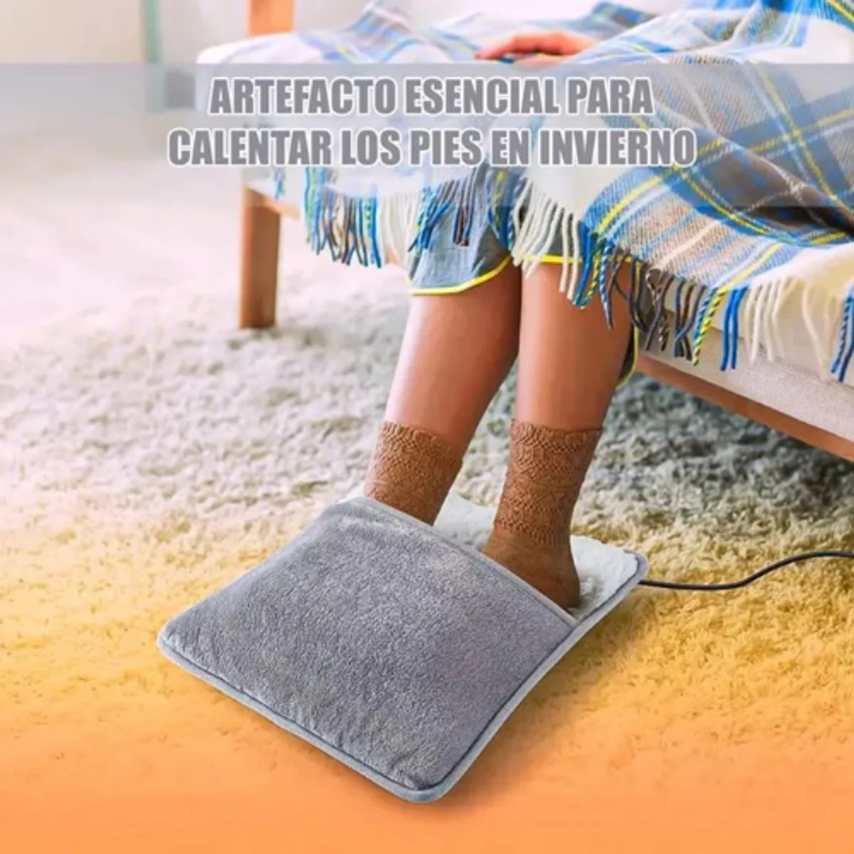 MOVI - Calienta Pies Multifuncional USB 3 en 1 (Pies, Piernas y Espalda)