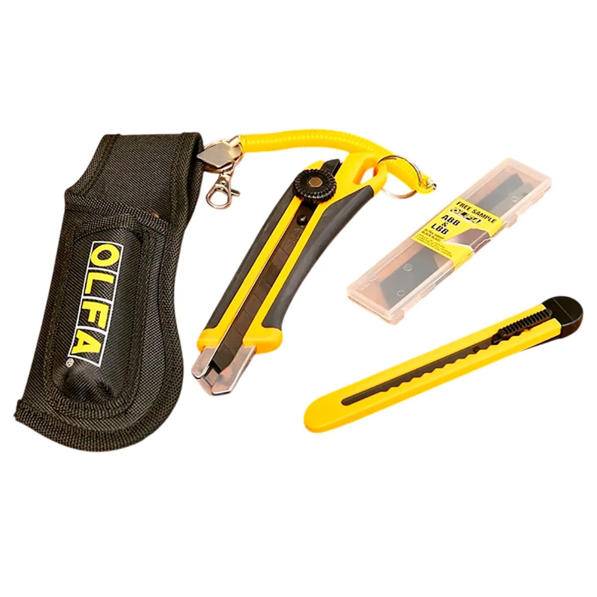 OLFA - Pack Cuchillos 18-9 Mm Con Estuche Y Accesorio - Olfa