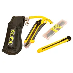 OLFA - Pack Cuchillos 18-9 Mm Con Estuche Y Accesorio -