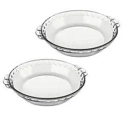 MARINEX - Set 2 Fuente Horno Vidrio Templado 1.3l Redonda