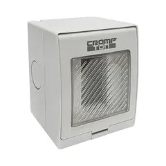CROMPTON - Caja 1 Modulo Hidrobox Interperie Ip55 Sobrepuesta