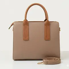 GENERICO - Cartera Tote VersaTravel Diseño Estructural en Cuero Sintético Premium Negro Mate